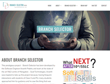 Tablet Screenshot of branchselector.com
